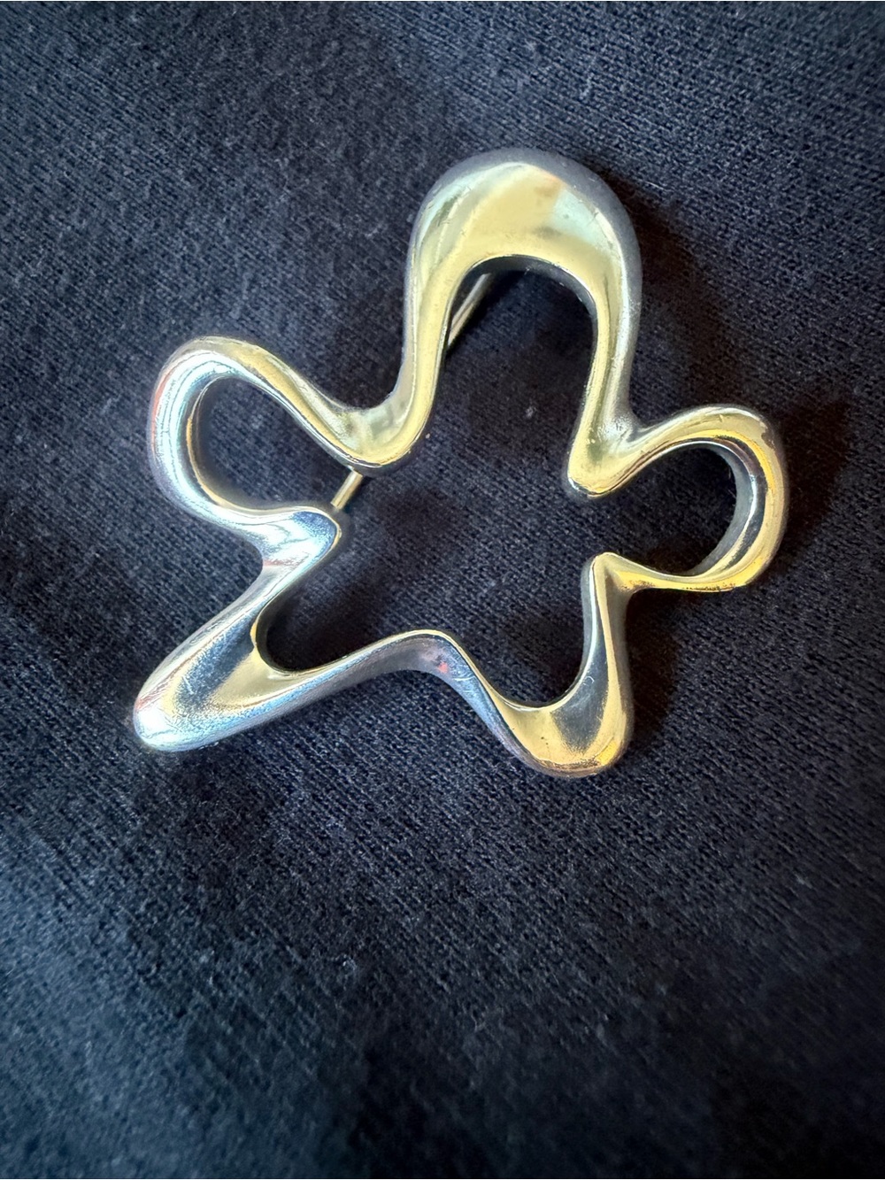 Georg Jensen Sterling Silver Splash Brooch Pin 321 Henning Koppel Vintage